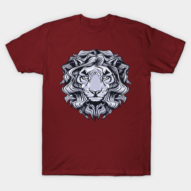 Lion Head T-Shirt by Mako Design 